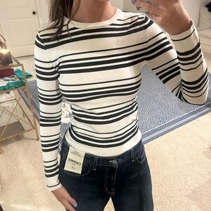 Zara striped long sleeve